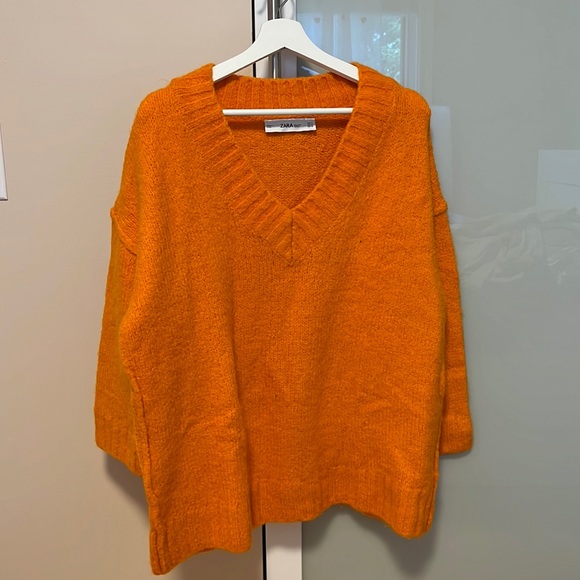 Zara Sweaters Zara Oversize Sweater Woolalpaca Poshmark